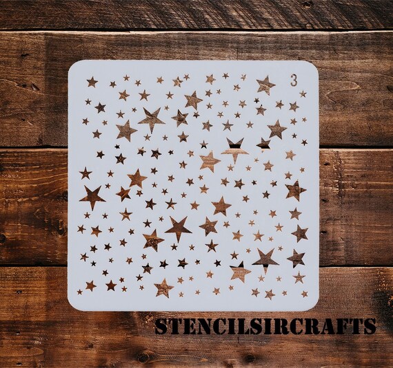 Star Stencil Plastic Stencil Galaxy Celestial Starry Sky | Etsy