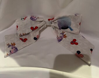 Disney Epcot hair bow