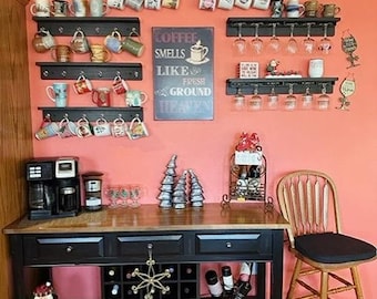 mug rack|coffee mug rack|coffee mug holder|coffee bar|mug holder|mug shelf|mug display|coffee mug shelf|coffee mug display|mug holder wall