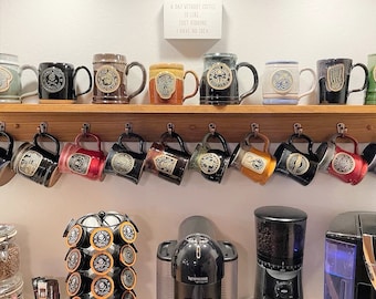 mug rack|coffee mug rack|coffee mug holder|coffee bar|mug holder|mug shelf|mug display|coffee mug shelf|coffee mug display|mug holder wall