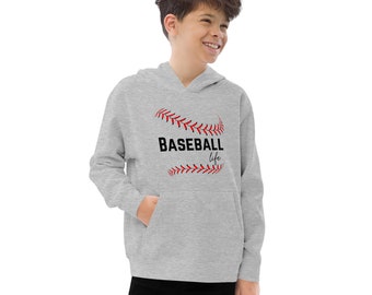 Sweat à capuche Baseball Life