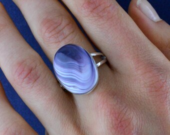 Wampum &.925 Size 9 1/2, 15x20mm Ring. #Martha's Vineyard #MV #aquinah #newengland #Quahog shell