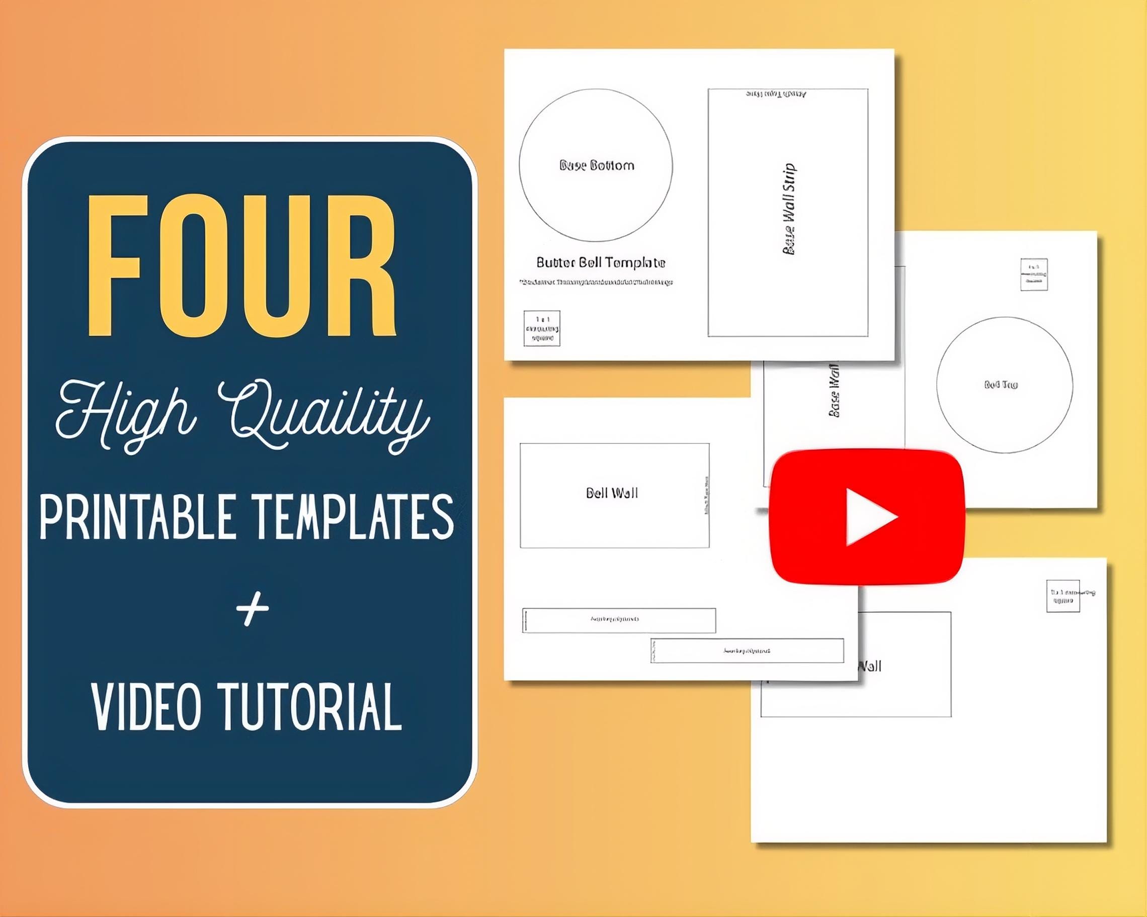 French Butter Crock Template | Slab Pottery Pattern, Beginner Friendly ...