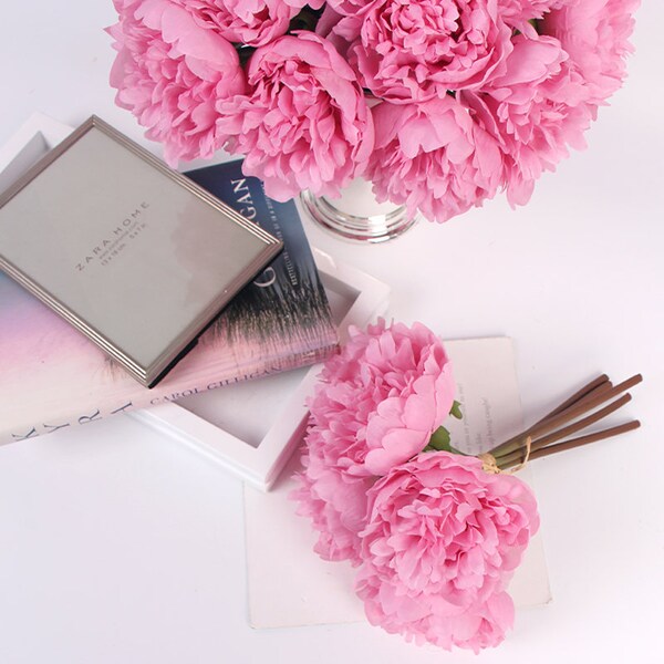 Peony Silk Flower Etsy