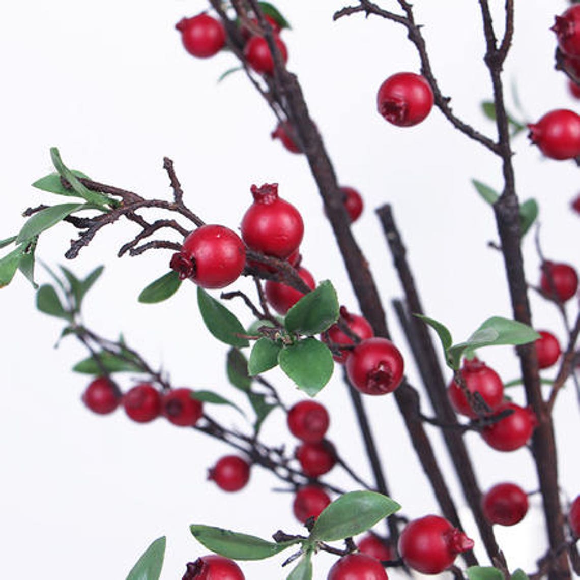 Luxury Artificial Pomegranate Fruit in Red 41 Tall Etsy