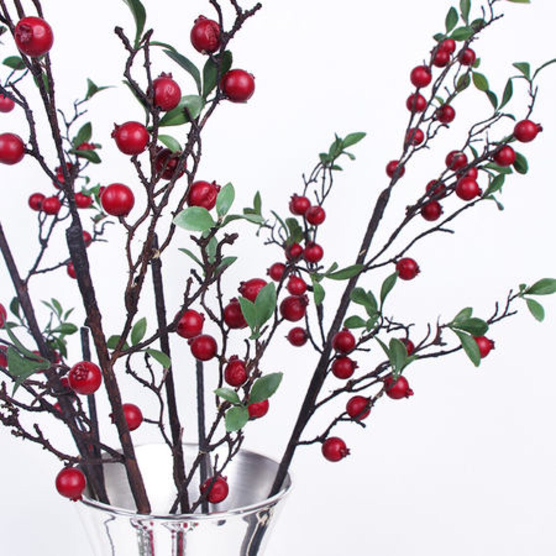 Luxury Artificial Pomegranate Fruit in Red 41 Tall Etsy