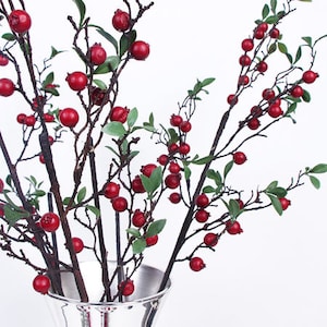 Luxury Artificial Pomegranate Fruit in Red 41" Tall