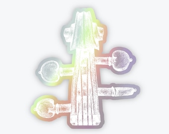Sticker: Pearlescent Scroll