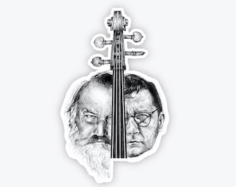 Sticker: Cello Composers