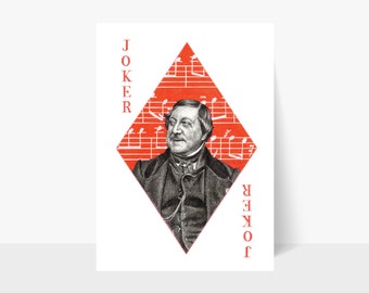 Art Print (Limited Edition): Card #16b Rossini