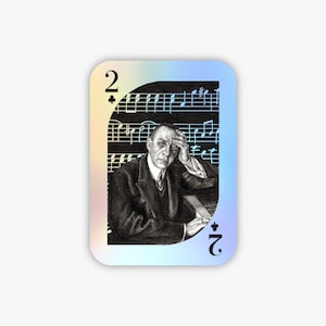 Pegatina: Baraja de Rachmaninoff (perlado)