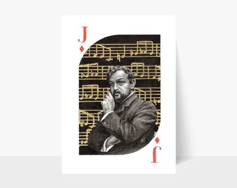 Art Print (Limited Edition): Card #7 Debussy