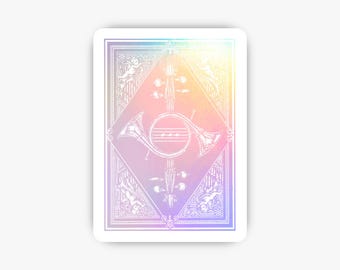 Sticker: Backing of the Classical Card Collection