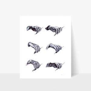 Art Print: Violin Bow Holds