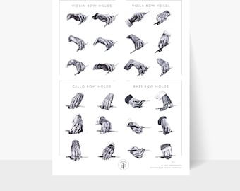 Classroom Poster: 24 Bow Holds