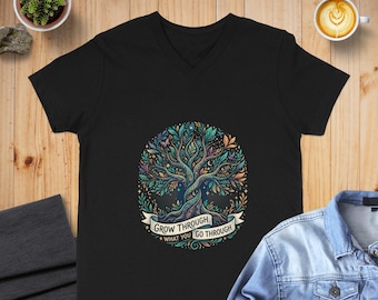 Camiseta inspiradora del Árbol de la Vida: Crecimiento espiritual - Naturaleza y empoderamiento