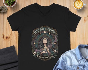 Camiseta Alquimista Celestial: Diseño de constelación del zodíaco místico