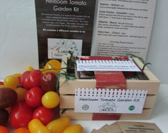 Heirloom Artisan Tomato Garden Seed Collection - Grow Kit Gardening Gift