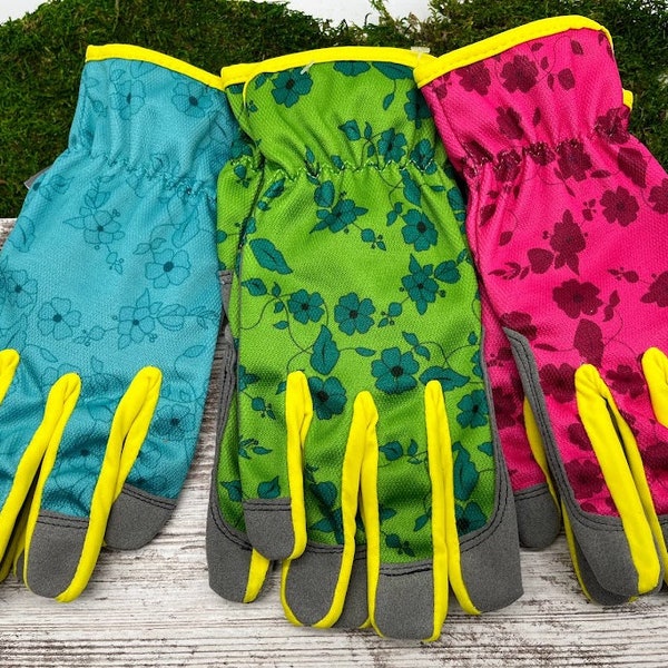 Woman's Bellingham Gardening GLOVES - BEST Adult garden work Outside gloves