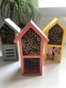Sunny Pollinator House 2 room - Leaf Cutter & Mason Bees Ladybugs Insect Hotel Habitat Native Gardens  Organic Gardening Gardener 