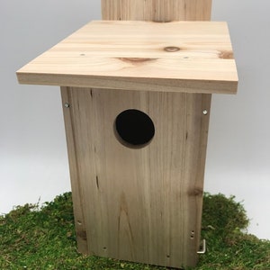 Kids Birdhouse Kit with Clear Viewing Window - Children&#39;s DIY Build Your Own Wood Bird House