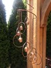 Fairy Bells Spiral - Hanging Yard Art - Copper Color Metal Wind SPINNER - Gardening Gift 