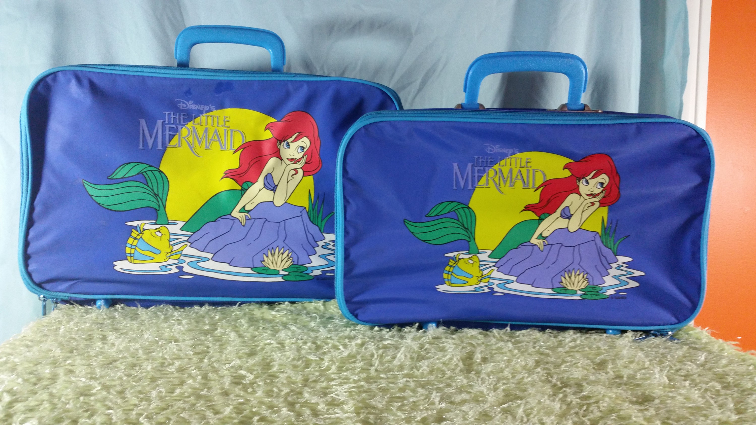 little mermaid suitcase