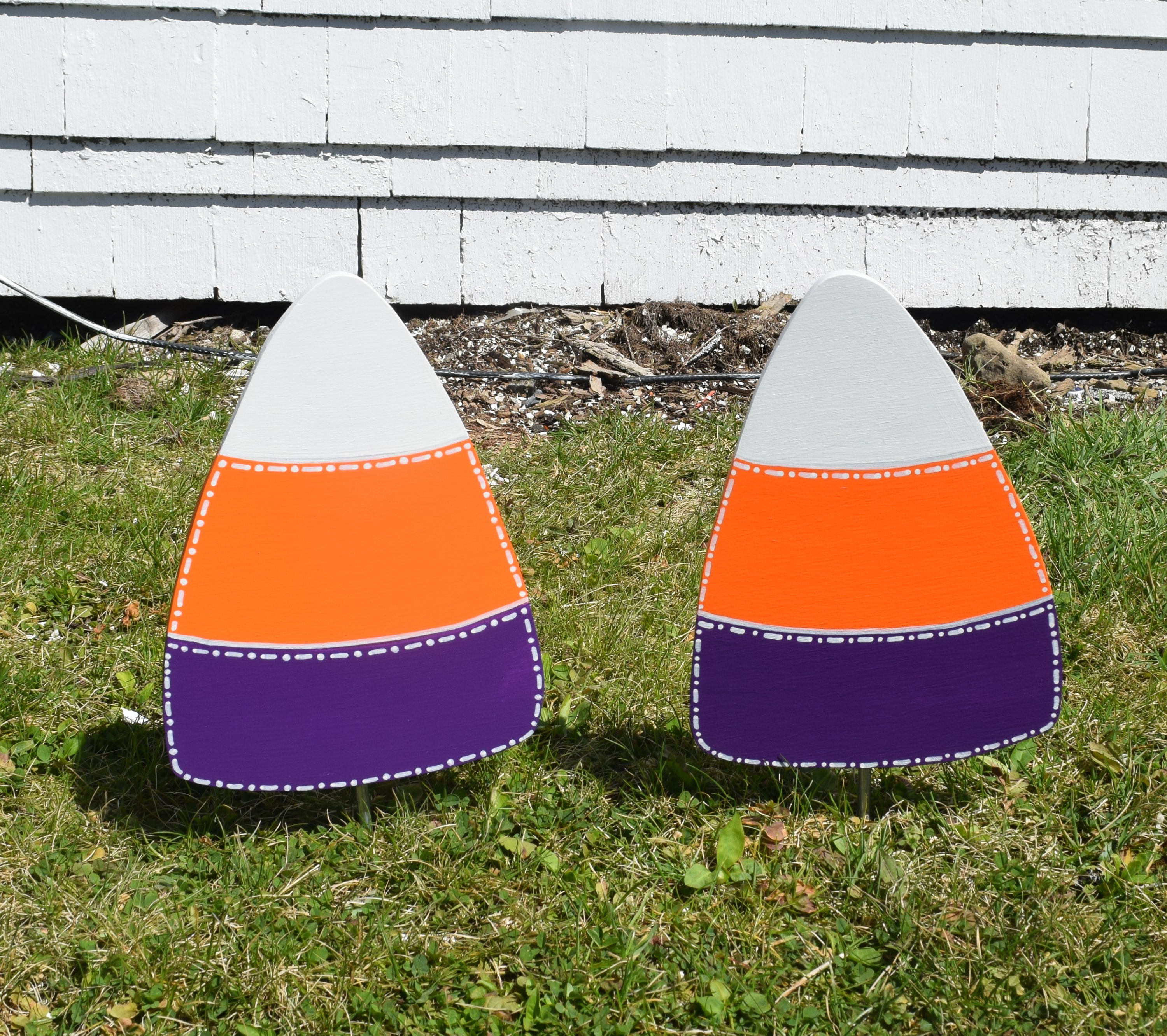 1 Indian Candy Corn Yard Stakes Fall Thanksgiving Outdoor Etsy