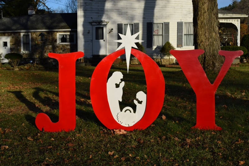 Joy Christmas Yard Decoration 