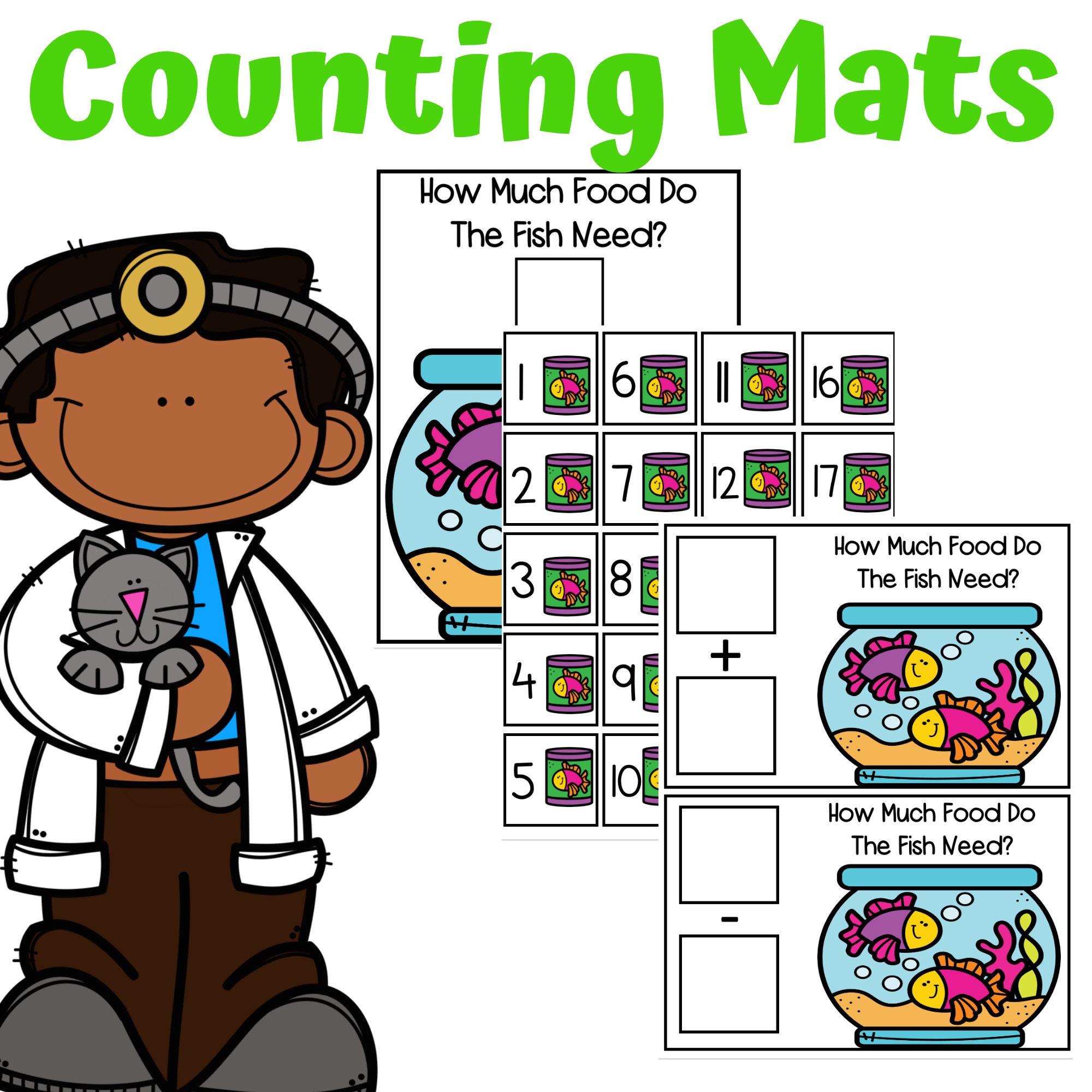 Veterinarian Printable Activities Community Helper Preschool | Etsy