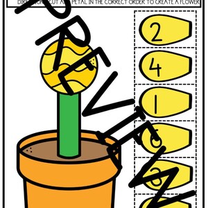 Spring Worksheet Set Preschool Printables | Etsy