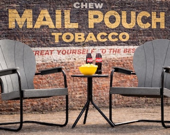 Retro Poly Outdoor Patio Chairs with Rocking Motion | Amish Made | Modern Adirondack Style | Porch, Firepit, Deck Seating | 9 Color Options