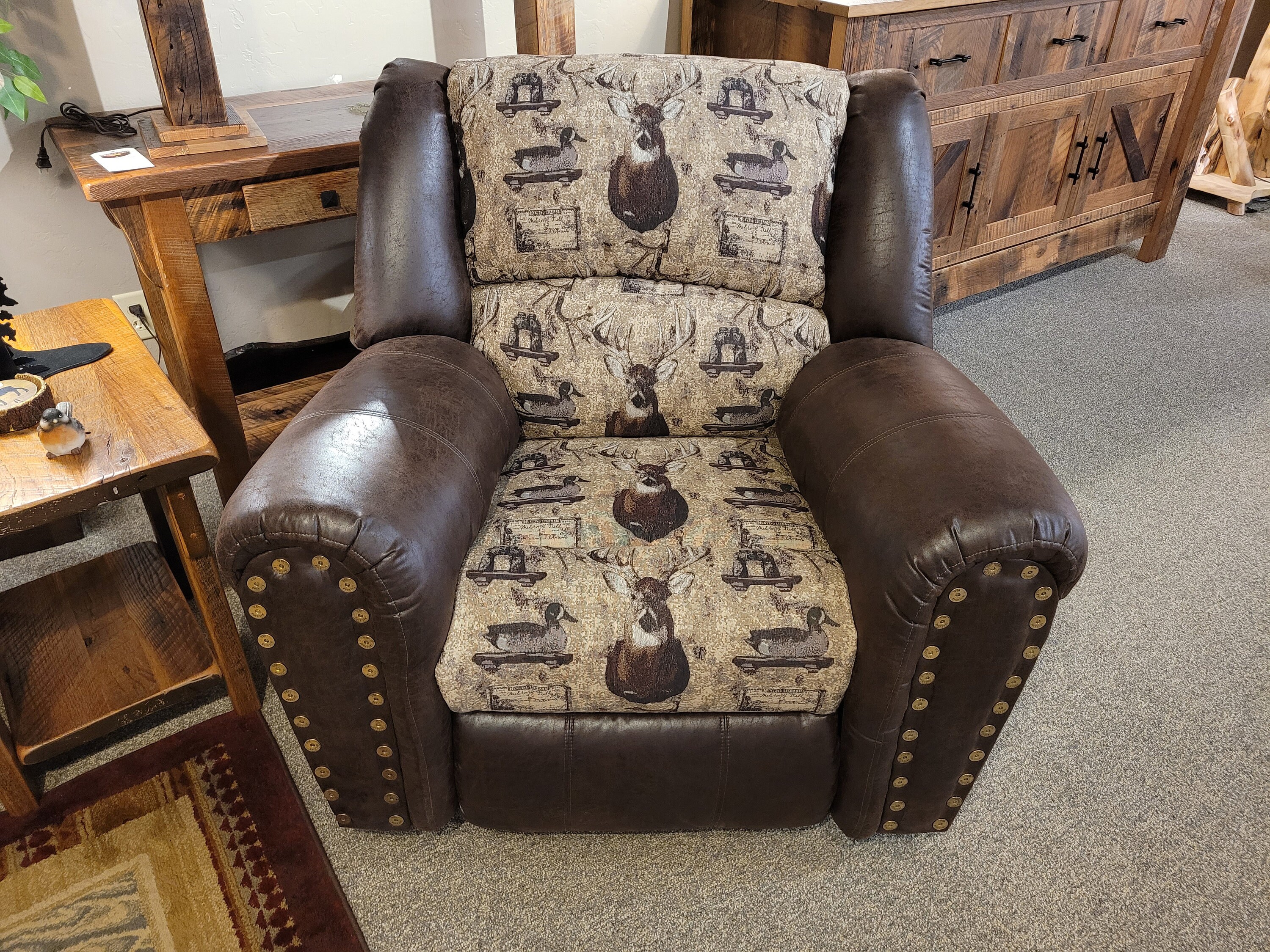 Whitetail Deer Rocker/recliner - Free Delivery! - Etsy
