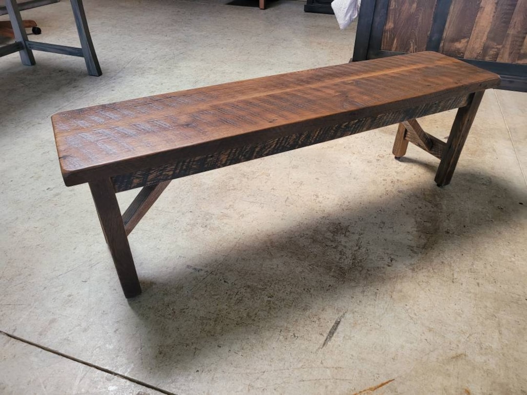 Rustic Bench 36 Reclaimed Barnwood Bench, Rustic Furniture, 36
