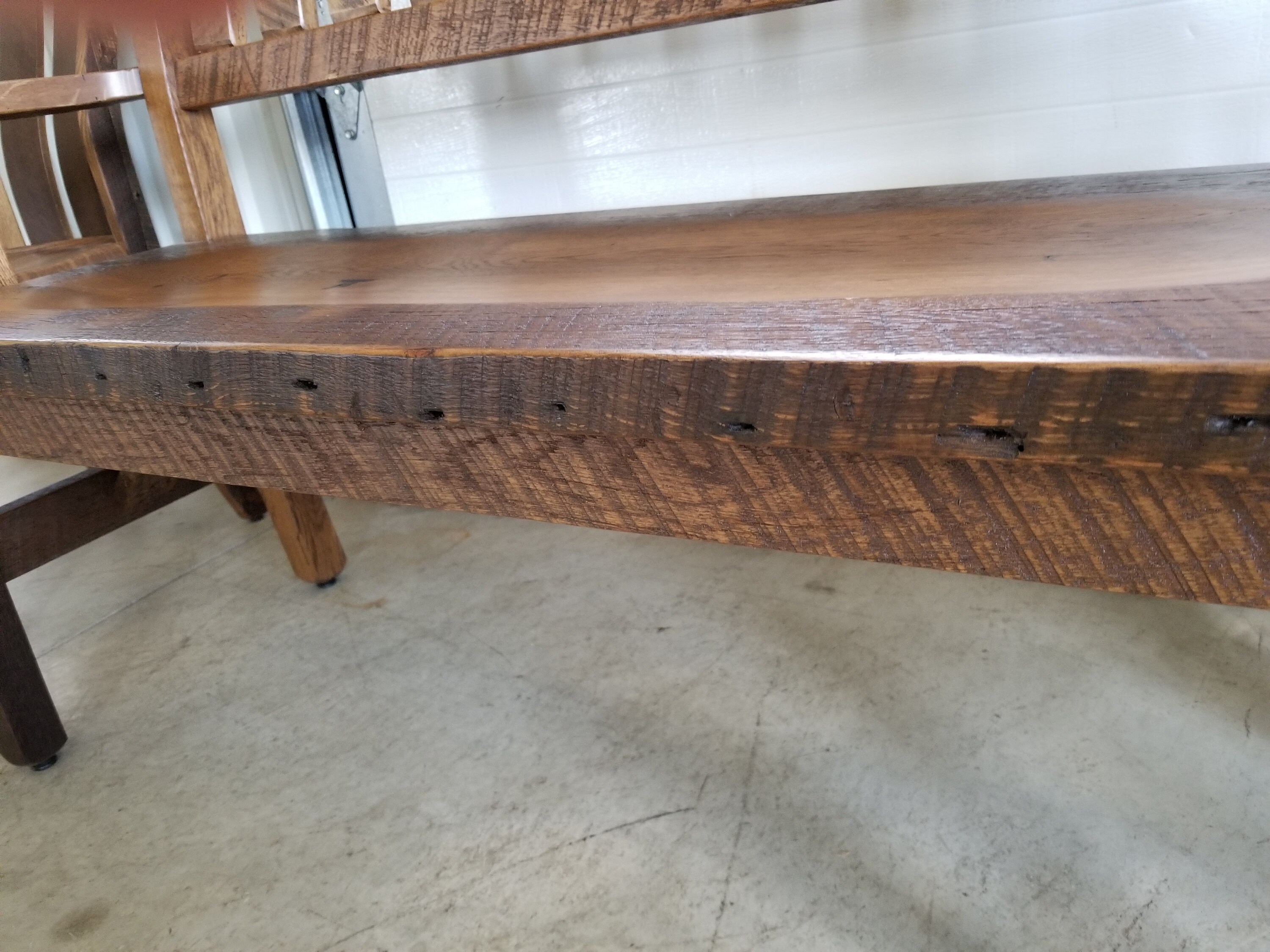 Reclaimed Wood Deacon s Bench Free Shipping Made in the USA Etsy UK