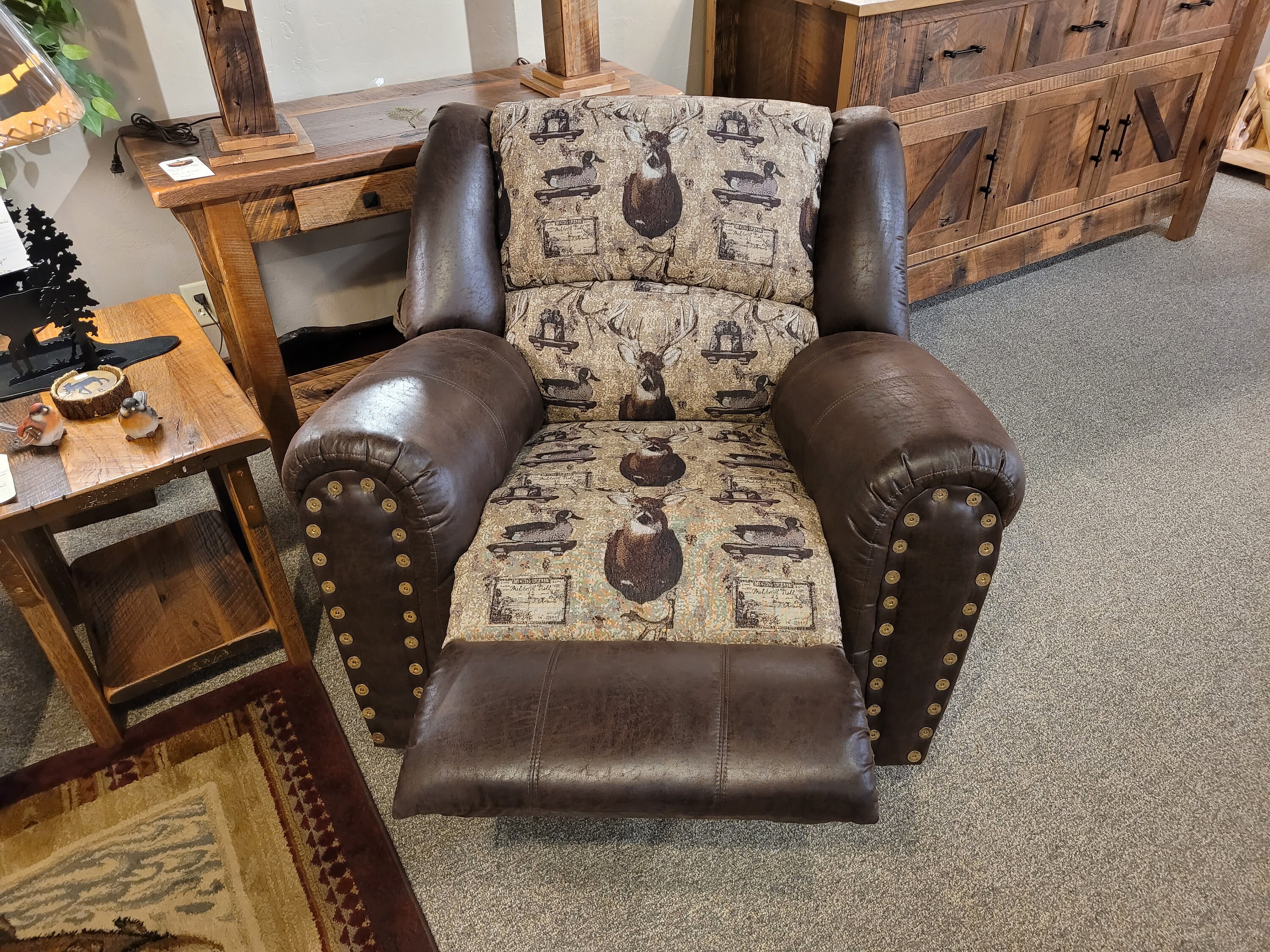 Whitetail Deer Rocker/recliner - Free Delivery! - Etsy