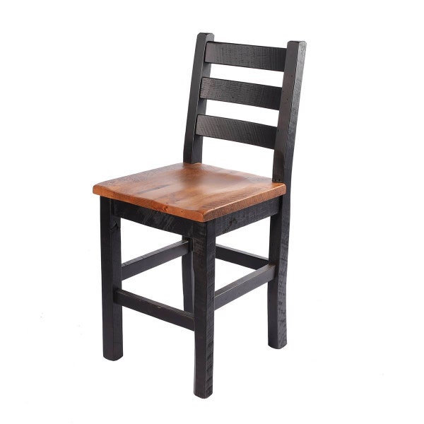 Reclaimed Wood Chair/ Bar Stool, Authentic - Free Shipping!