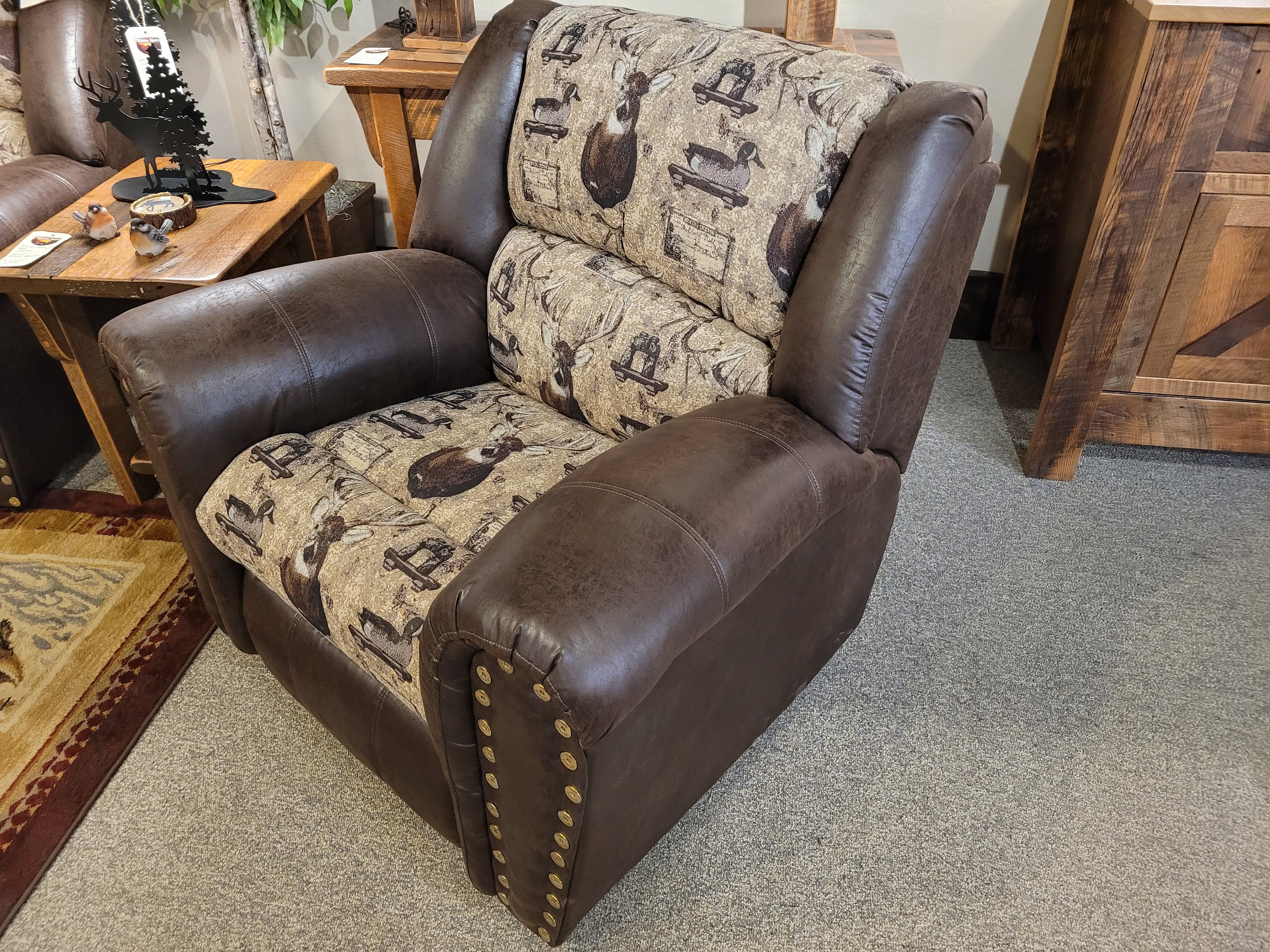 Whitetail Deer Rocker/recliner - Free Delivery! - Etsy