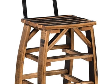 Whiskey Barrel Stave Bar Stools Heavy Duty Bar Stools Bourbon Barrel Staves, FREE SHIPPING - Made in the U.S.A!!