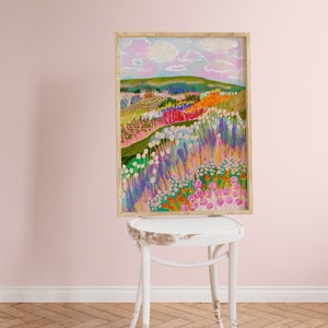 Affiche dart imprimable colorée de montagne du Colorado, impression dart de paysage, téléchargement numérique image 8