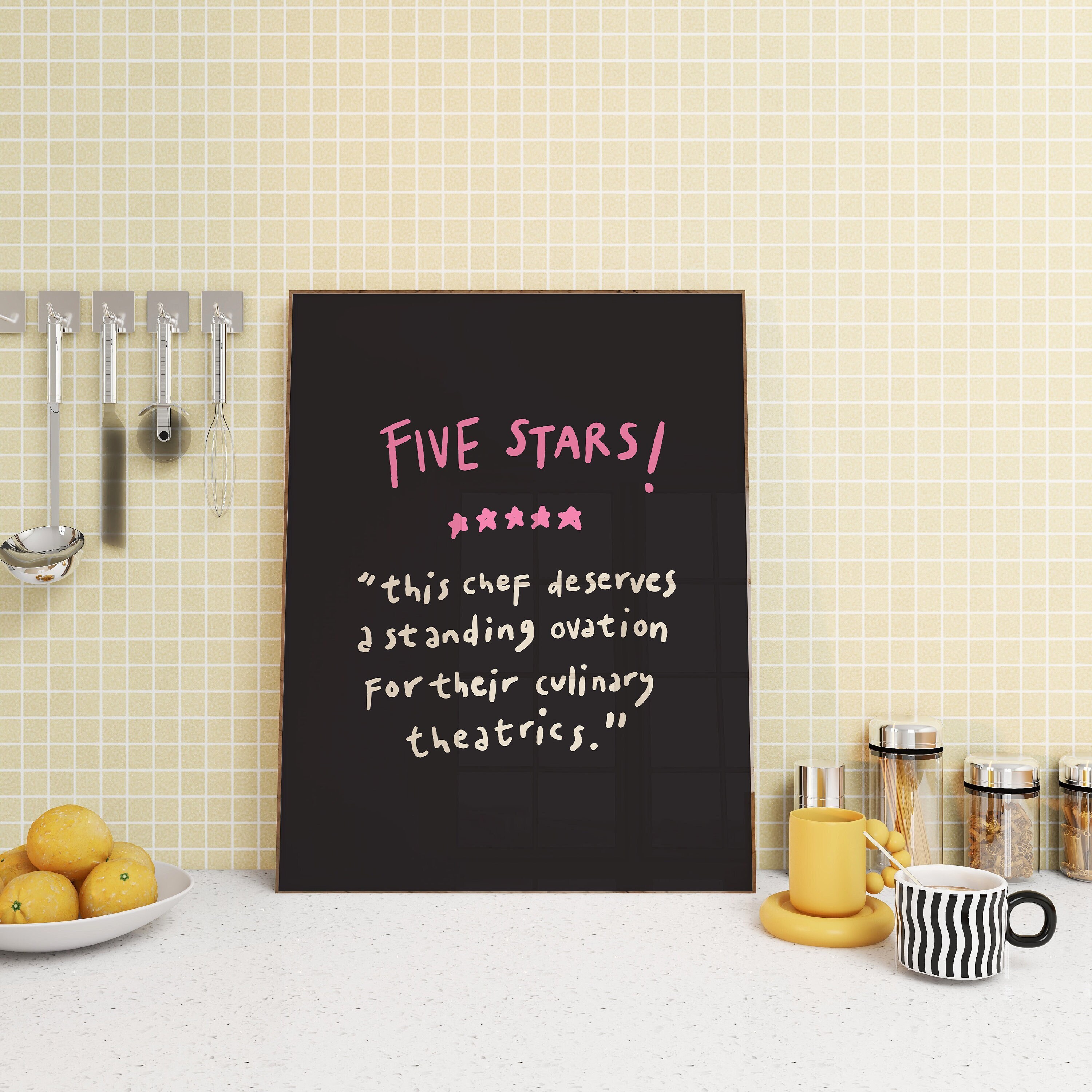 Adesivi Murali per Cucina - Decorazioni Perfette, Scritte Adesive per Pareti di Alta Qualità, Decorativi e Unici