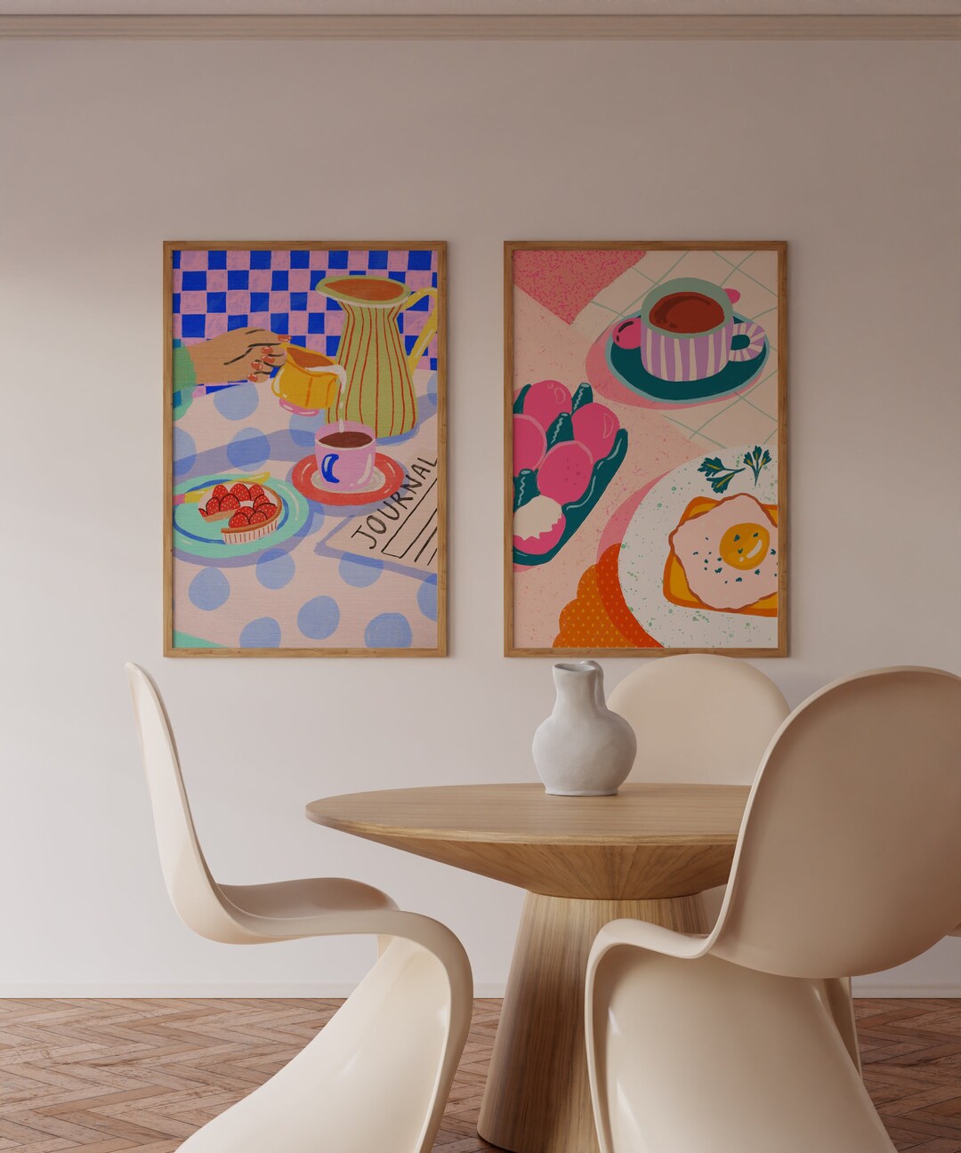 art gallery for kitchen art prints digital download... Colorful Kitchen Print Set: Eclectic Gallery Wall Art (digital Download ...