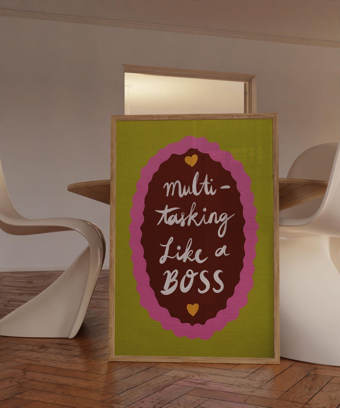 Motherhood Quotes Art Print: Empowering Woman Boss Poster (digital ...