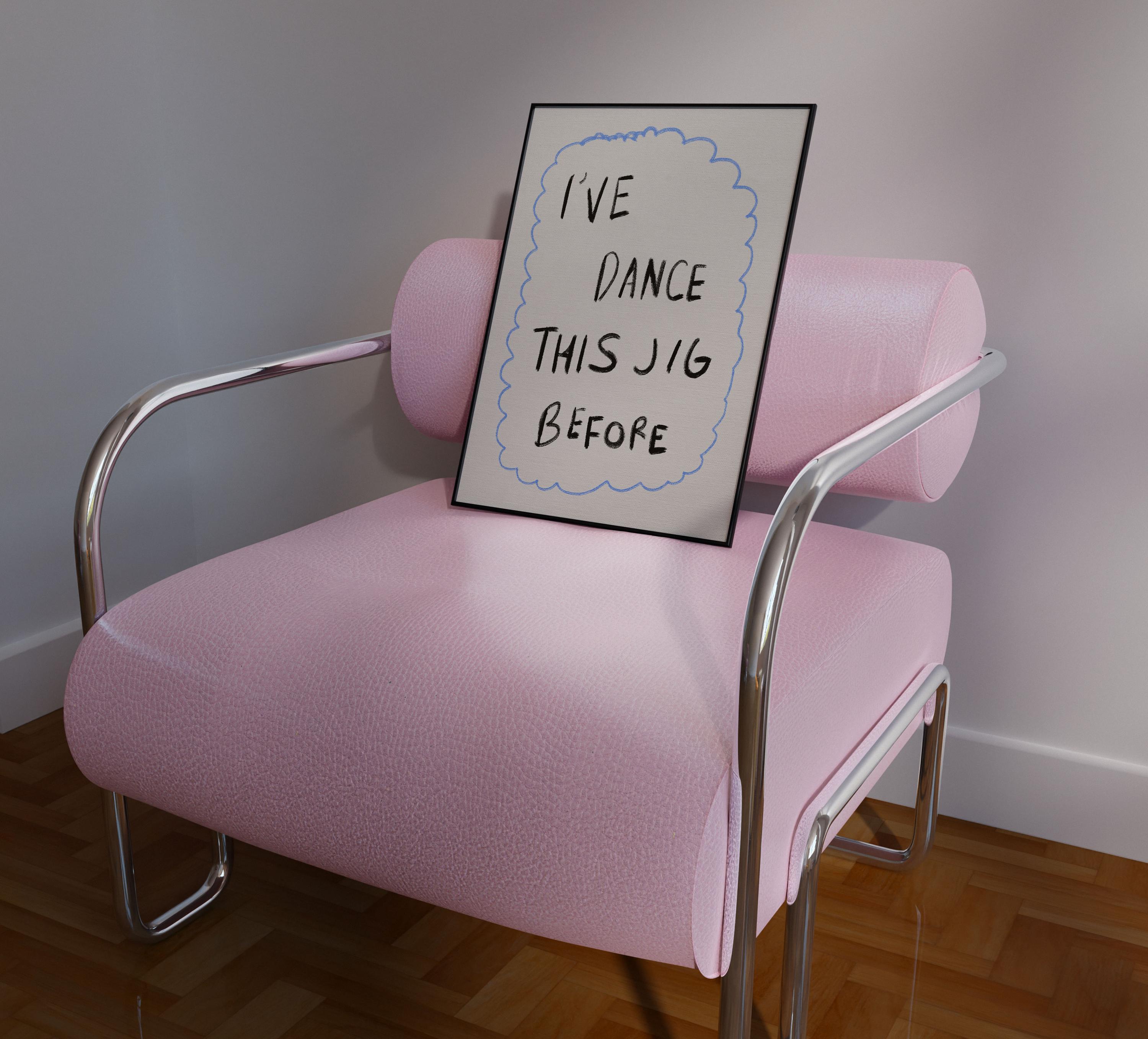 I've Dance This Jig Before Poster | Colorful Sassy Art Print | Colorful Office Wall Art | Office Wall Decor | Printable Digital