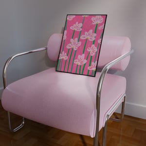 Florale Wandkunst, bunte Wandkunst, bunte Blumenkunstdruck, druckbare Kunst, Blumen-Wanddekor