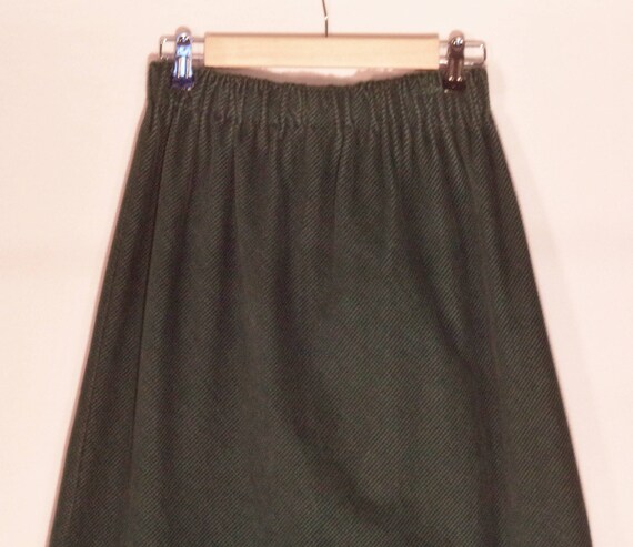 hunter green maxi skirt