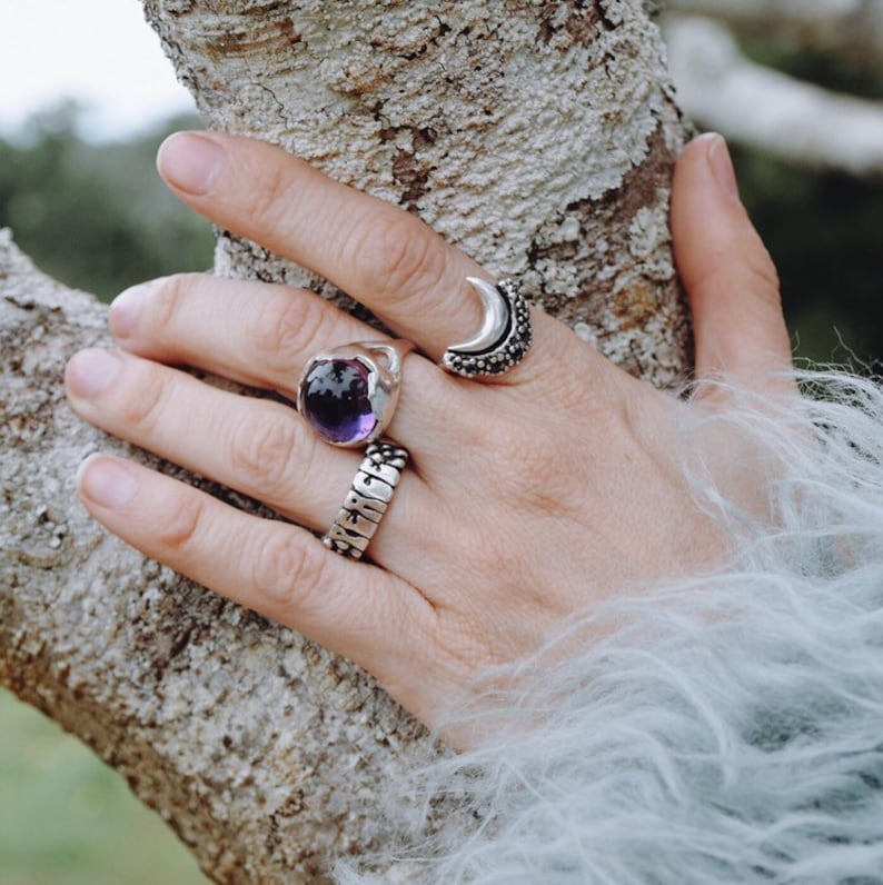 Peace /& Love \u2022 Sterling Silver Ring