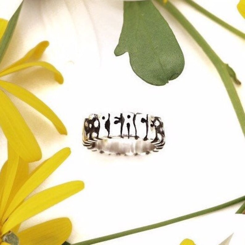 Peace /& Love \u2022 Sterling Silver Ring