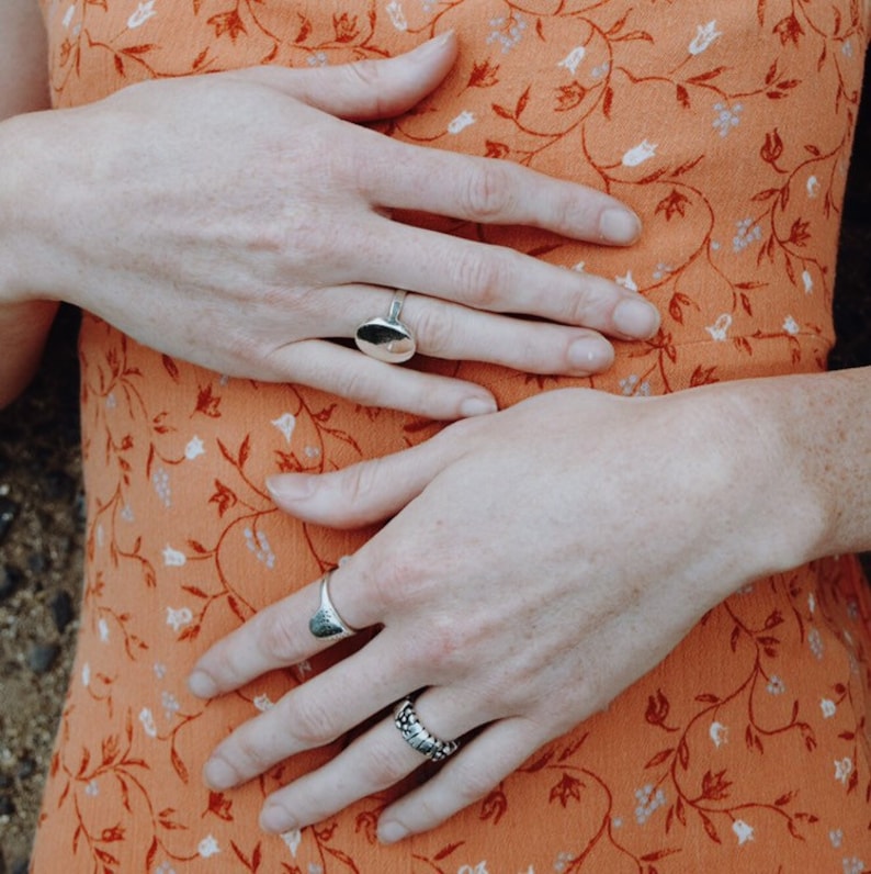Peace /& Love \u2022 Sterling Silver Ring