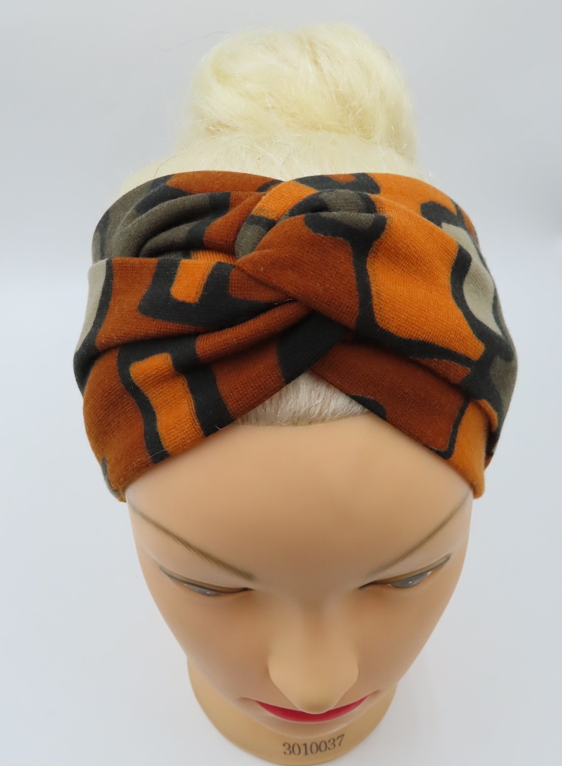70s headband turban/Fall headband twist/Retro turban twist Etsy